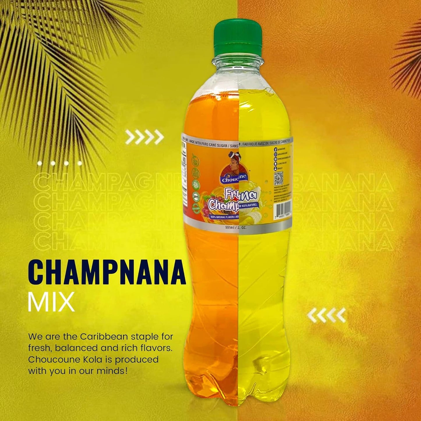 choucoune kolas pot pourit mix 3 flavor (Banana, Fruit Champagne)