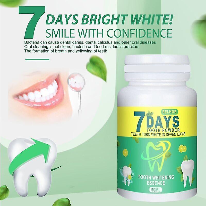 Teeth Whitening Powder with Dental Tools for a Brighter, Healthier Oral Hygiene Routine