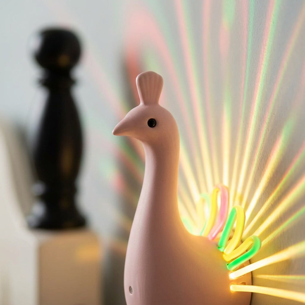 Peacock Wall Night Light
