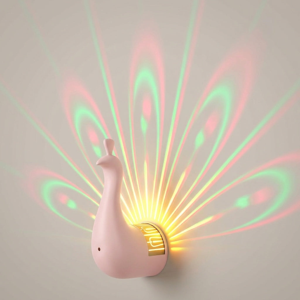 Peacock Wall Night Light